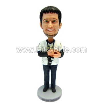 Football fans Custom Bobbleheads From Your Photos